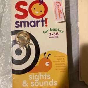 So Smart Sights & Sounds for Babies 3-36 months vhs New & sealed